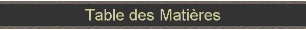 Table des Mati�res